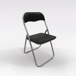 Bissolo Casa Sedie Pieghevoli<SEDIA PIEGHEVOLE METALLO E PVC NERO: vendita online SEDIA PIEGHEVOLE METALLO E PVC NERO in offerta