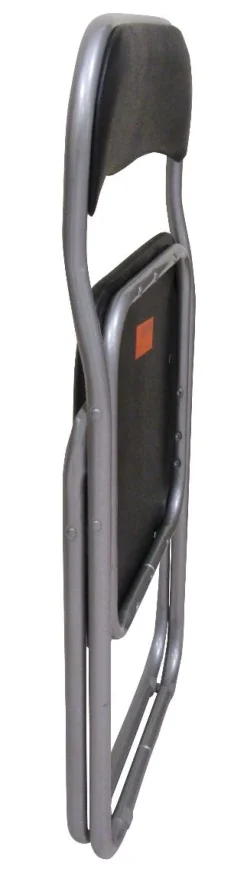 Bissolo Casa Sedie Pieghevoli<SEDIA PIEGHEVOLE METALLO E PVC NERO: vendita online SEDIA PIEGHEVOLE METALLO E PVC NERO in offerta