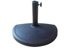 Bissolo Casa Basi Per Ombrellone<Semi base per ombrellone in resina: semibase ombrellone nero