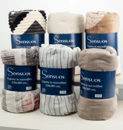 Bissolo Casa Coperte, Piumini, Trapunte Coperte<Sensuos 2 Coperte 210x240 cm: Coperte in flanella