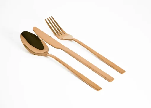 Bissolo Casa Posate Servizio Completo<SERVIZIO COMPLETO DA 24 POSATE LINEA BOND COPPER