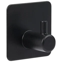 Bissolo Casa Appendini<SET 2 APPENDINI ADESIVI STIKY CON GANCIO IN ACCIAIO INOX 4.5X4.5CM ASSORTITO
