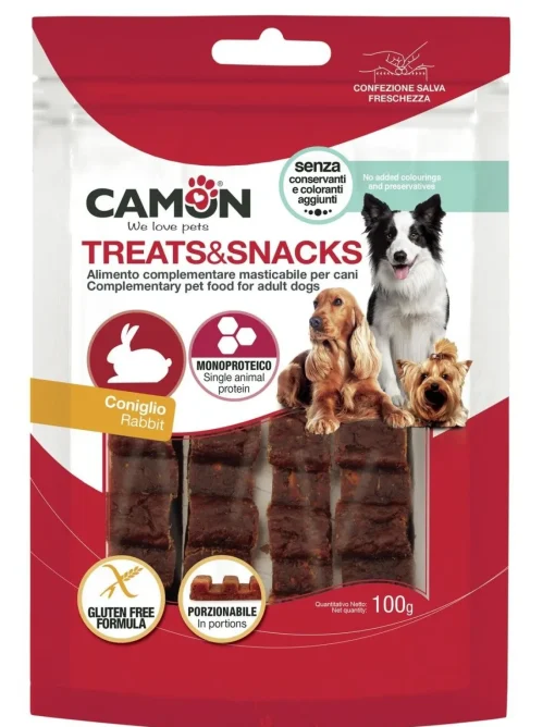 Bissolo Casa Cibi Cane<SET 4 BARRETTE DI CONIGLIO PORZIONABILE 100GR: vendita online SET 4 BARRETTE DI CONIGLIO PORZIONABILE 100GR in offerta