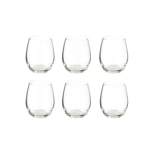 Bissolo Casa Bicchieri Acqua<SET 6 BICCHIERI ACQUA MOD. ORPEA IN VETRO TRASPARENTE 8X10.3CM 360ML
