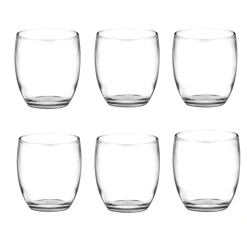 Bissolo Casa Bicchieri Acqua<SET 6 BICCHIERI DA ACQUA LINEA AMANTEA IN VETRO TRASPARENTE 245ML