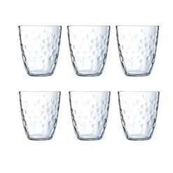 Bissolo Casa Bicchieri Acqua<SET 6 BICCHIERI DA ACQUA LINEA CONCEPTO IN VETRO TRASPARENTE 31CL