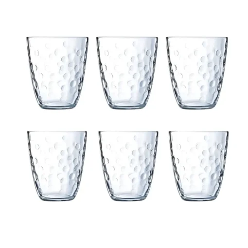 Bissolo Casa Bicchieri Acqua<SET 6 BICCHIERI DA ACQUA LINEA CONCEPTO IN VETRO TRASPARENTE 31CL