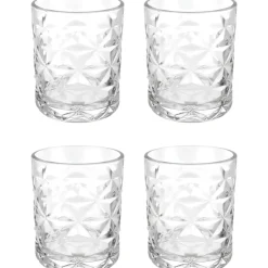 Bissolo Casa Bicchieri Acqua<SET 4 BICCHIERI DA ACQUA LINEA ESTRELLA IN VETRO TRASPARENTE 36CL