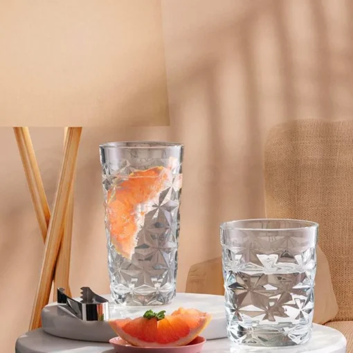 Bissolo Casa Bicchieri Acqua<SET 4 BICCHIERI DA ACQUA LINEA ESTRELLA IN VETRO TRASPARENTE 36CL