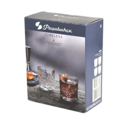Bissolo Casa Bicchieri Acqua<SET 4 BICCHIERI DA ACQUA LINEA TIMELESS IN VETRO TRASPARENTE 34.5CL