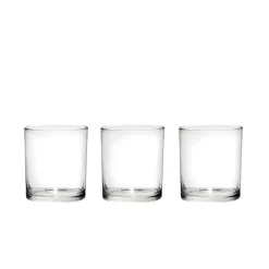 Bissolo Casa Bicchieri Acqua<SET 3 BICCHIERI DA ACQUA LINEA LINDA VETRO TRASPARENTE 220ML