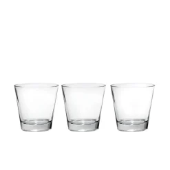 Bissolo Casa Bicchieri Acqua<SET 3 BICCHIERI DA ACQUA LINEA NADIA VETRO TRASPARENTE 250ML