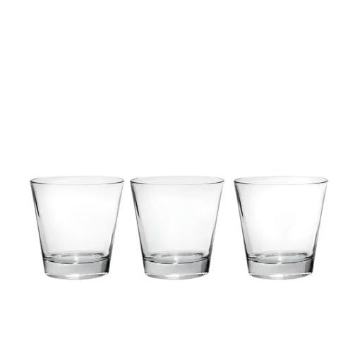 Bissolo Casa Bicchieri Acqua<SET 3 BICCHIERI DA ACQUA LINEA NADIA VETRO TRASPARENTE 250ML