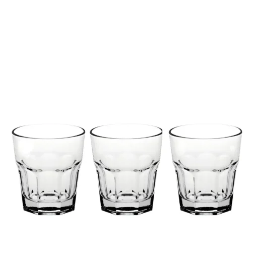 Bissolo Casa Bicchieri Acqua<SET 3 BICCHIERI DA ACQUA LINEA MEDINA VETRO TRASPARENTE 269ML