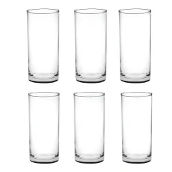 Bissolo Casa Bicchieri Birra<SET 6 BICCHIERI DA BIRRA IN VETRO TRASPARENTE LINEA JOB 480CC