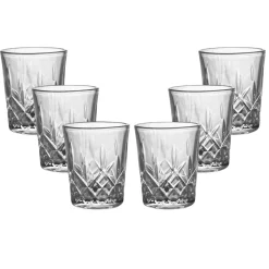 Bissolo Casa Bicchieri Liquore<SET 6 BICCHIERI TEQUILA IN VETRO 5X6CM 60ML