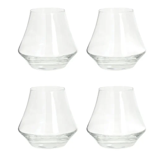 Bissolo Casa Bicchieri Liquore<SET 4 BICCHIERI WHISKY IN VETRO 9X5.5CM 29CL