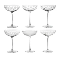 Bissolo Casa Bicchieri Liquore<SET 6 CALICE DA LIQUORE LINEA MIXO 250ML