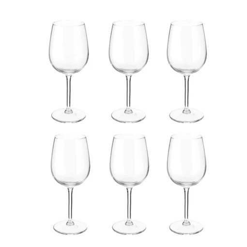 Bissolo Casa Bicchieri Calici<SET 6 CALICI DA VINO IN VETRO 6.4X20.2CM 36CL