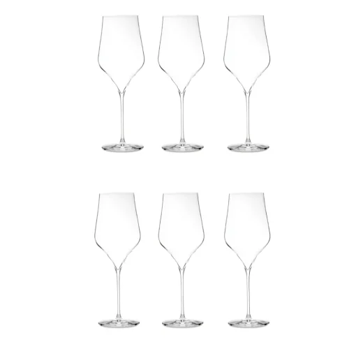 Bissolo Casa Bicchieri Calici<SET 6 CALICI DA VINO LINEA BALLET 740ML