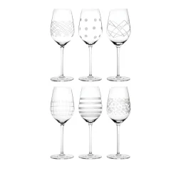 Bissolo Casa Bicchieri Calici<SET 6 CALICI DA VINO LINEA MIXO 500ML