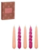 Bissolo Casa Candele<SET 5 CANDELE DA CERA ROSA/FUXIA D 2.2 H 15CM: vendita online SET 5 CANDELE DA CERA ROSA/FUXIA D 2.2 H 15CM in offerta