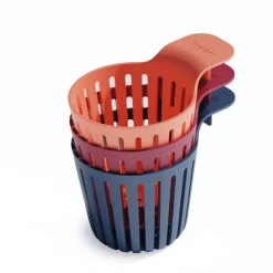 Bissolo Casa Accessori Vari Manodomestici<SET 3 CESTELLI LINEA COOKIN'PODS IN POLIPROPILENE MULTICOLORE