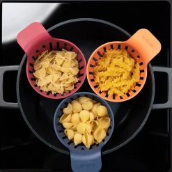Bissolo Casa Accessori Vari Manodomestici<SET 3 CESTELLI LINEA COOKIN'PODS IN POLIPROPILENE MULTICOLORE