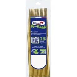 Bissolo Casa Usa E Getta Posate|Party Posate Usa E Getta<SET 15 COLTELLI COMPACT IN PLASTICA ORO