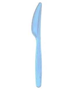 Bissolo Casa Usa E Getta Posate|Party Posate Usa E Getta<SET 15 COLTELLI COMPACT IN PLASTICA AZZURRI