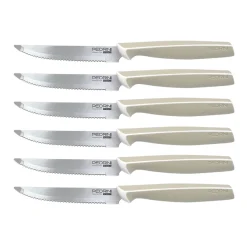 Bissolo Casa Posate Coltelli<SET 6 COLTELLI DA BISTECCA LINEA MASTER 11.5CM