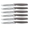 Bissolo Casa Posate Coltelli<SET 6 COLTELLI DA TAVOLA TORTORA LINEA MASTER 10.5CM