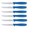 Bissolo Casa Posate Coltelli<SET 6 COLTELLI PER BISTECCA BLU LINEA L'ORIGINALE MIGLIORE 11CM