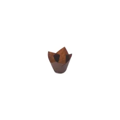 Bissolo Casa Pasticceria Stampini<SET 12 CONTENITORI TULIP IN CARTA DA FORNO 7.7X8CM