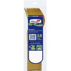Bissolo Casa Usa E Getta Posate|Party Posate Usa E Getta<SET 15 CUCCHIAI COMPACT IN PLASTICA ORO