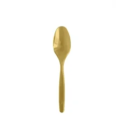 Bissolo Casa Usa E Getta Posate|Party Posate Usa E Getta<SET 15 CUCCHIAI COMPACT IN PLASTICA ORO