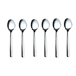 Bissolo Casa Posate Cucchiai E Cucchiaini<SET 6 CUCCHIAINI DA MOKA LINEA RIVER 11.1CM