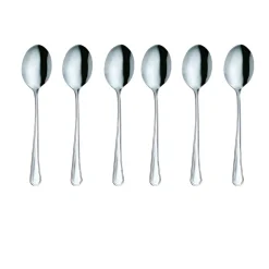 Bissolo Casa Posate Cucchiai E Cucchiaini<SET 6 CUCCHIANI DA CAFFE' LINEA ALASKA 13.7CM