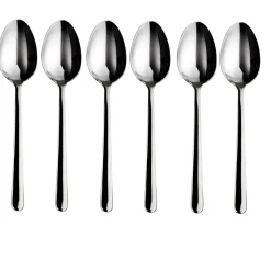 Bissolo Casa Posate Cucchiai E Cucchiaini<SET 6 CUCCHIANI DA MOKA LINEA SLIM 11.3CM