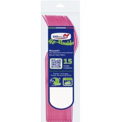 Bissolo Casa Usa E Getta Posate|Party Posate Usa E Getta<SET 15 FORCHETTE COMPACT IN PLASTICA FUCSIA