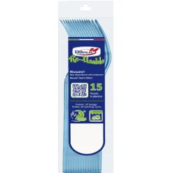 Bissolo Casa Usa E Getta Posate|Party Posate Usa E Getta<SET 15 FORCHETTE COMPACT IN PLASTICA AZZURRE