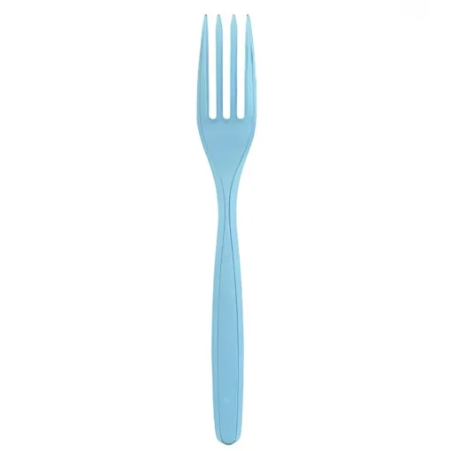 Bissolo Casa Usa E Getta Posate|Party Posate Usa E Getta<SET 15 FORCHETTE COMPACT IN PLASTICA AZZURRE