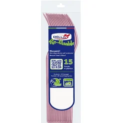 Bissolo Casa Usa E Getta Posate|Party Posate Usa E Getta<SET 15 FORCHETTE COMPACT IN PLASTICA ROSA