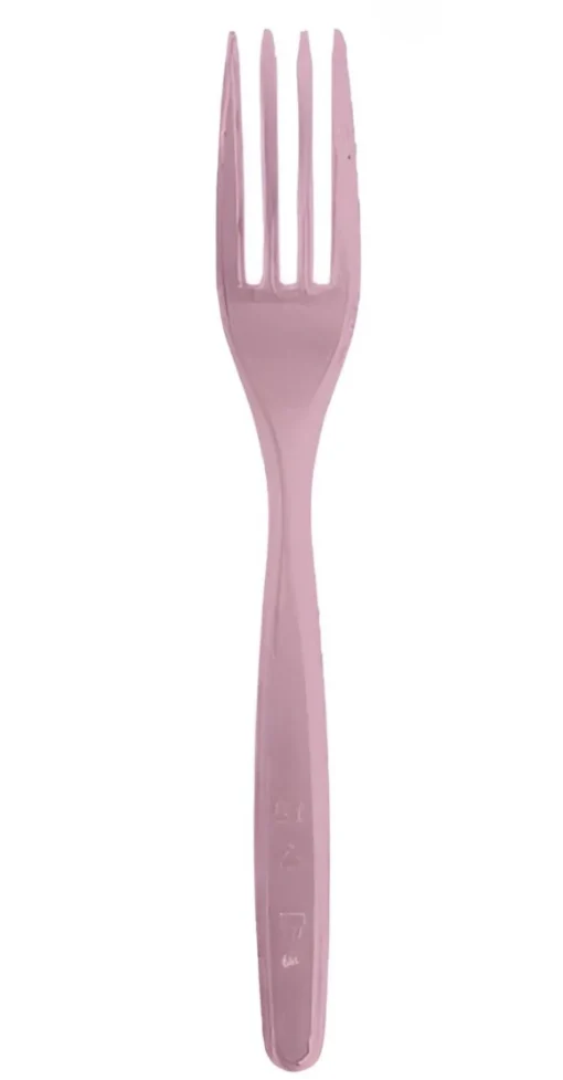 Bissolo Casa Usa E Getta Posate|Party Posate Usa E Getta<SET 15 FORCHETTE COMPACT IN PLASTICA ROSA