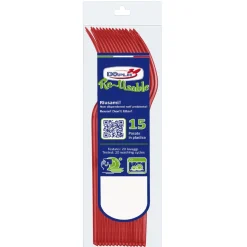 Bissolo Casa Usa E Getta Posate|Party Posate Usa E Getta<SET 15 FORCHETTE COMPACT IN PLASTICA ROSSE
