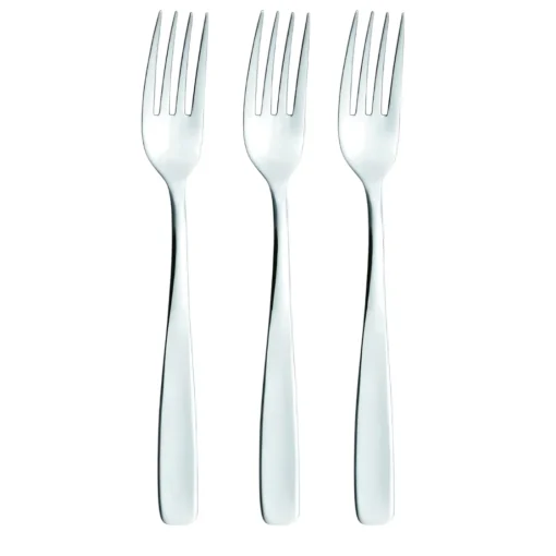 Bissolo Casa Posate Forchette<SET 3 FORCHETTE DA TAVOLA LINEA AMERICA 19.3CM