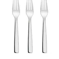 Bissolo Casa Posate Forchette<SET 3 FORCHETTE DA TAVOLA LINEA RIVER 19.4CM