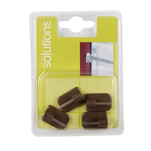 Bissolo Casa Accessori E Pali Tende Finali Per Pali<SET 4 GANCI ADESIVI PER TENDA MARRONI : vendita online SET 4 GANCI ADESIVI PER TENDA MARRONI in offerta
