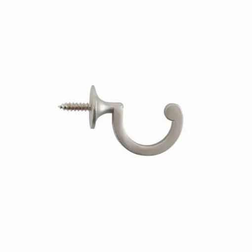 Bissolo Casa Accessori E Pali Tende Finali Per Pali<SET 2 GANCI FERMATENDA IN METALLO CROMO SATINATO: vendita online SET 2 GANCI FERMATENDA IN METALLO CROMO SATINATO in offerta