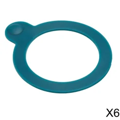 Bissolo Casa Barattoli<SET 6 GUARNIZIONI PER BARATTOLI DIAM. 8CM
